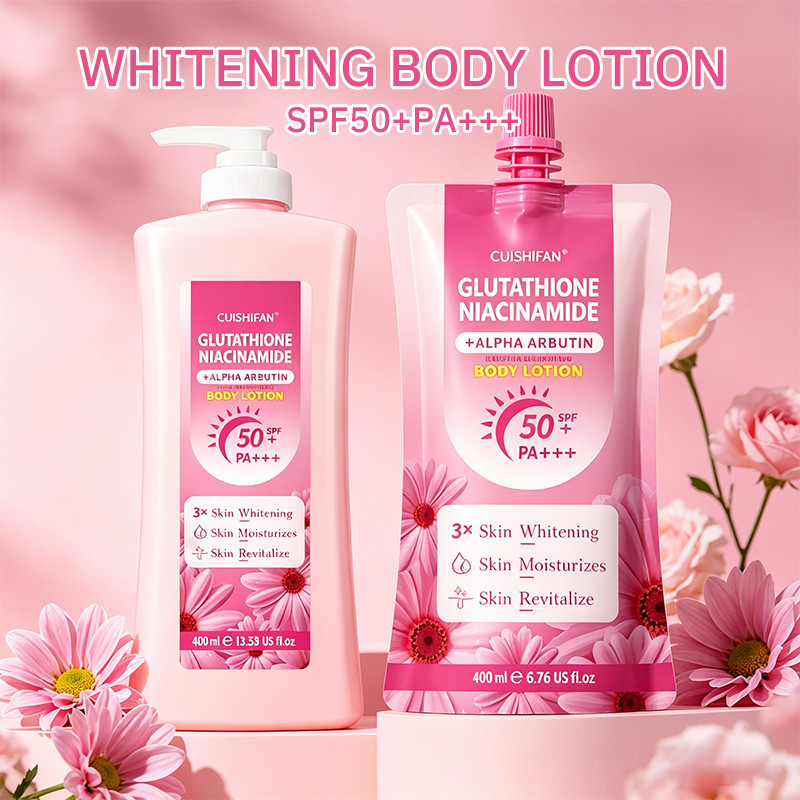 YTL โลชั่นผิวหอม เนรมิตผิวสวย กระจ่างใส พร้อมกันแดด โลชั่น ขวดใหญ่ 400ml Glutathione Niacinamide Body Lotion