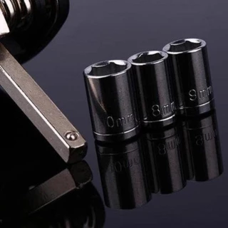 ชุดเครื่องมือซ่อม จักรยาน แบบพกพา Bike Repair Tool Kit (Black) 16 in 1