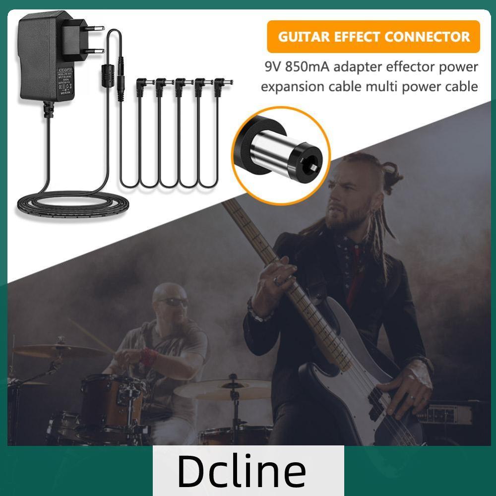 5 Way กีตาร์ไฟฟ้าเหยียบแหล่งจ่ายไฟอุปกรณ์เสริมสายเคเบิลอะแดปเตอร์สําหรับ Vox Stomplab JOYO KLIQ Wah 