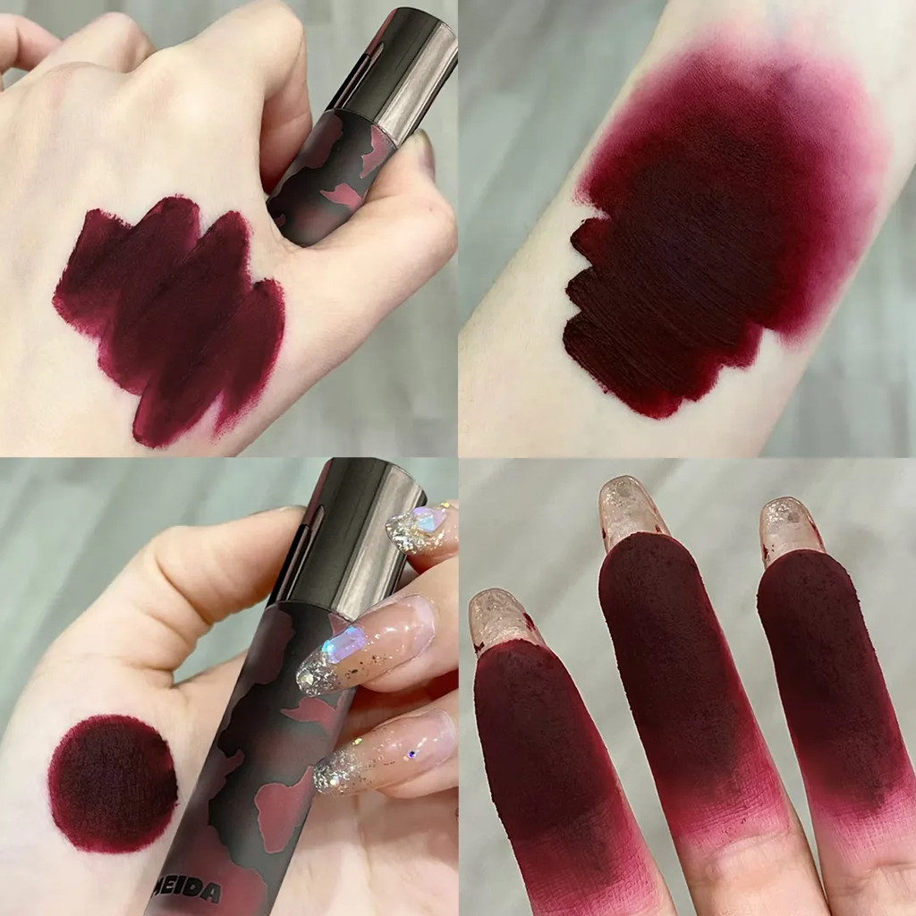 SUXIMEIDA Lip Glaze Matte Lipstick Student Long Lasting Lip Mud
