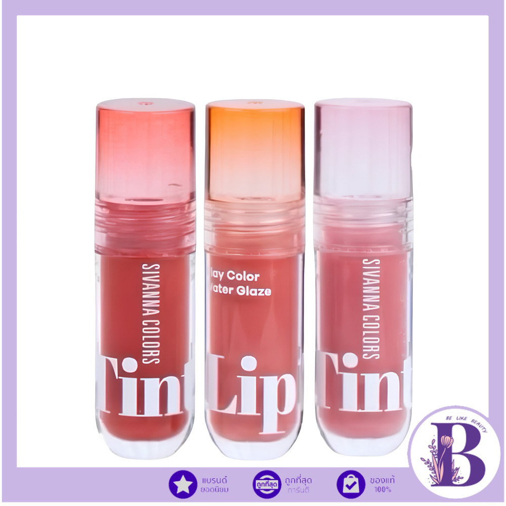 🔥แท้/ดีลสุดคุ้ม/ไลฟ์ทุกวัน🔥(1ชิ้น) HF940 Sivanna Colors Play Color Water Glaze Lip Tint