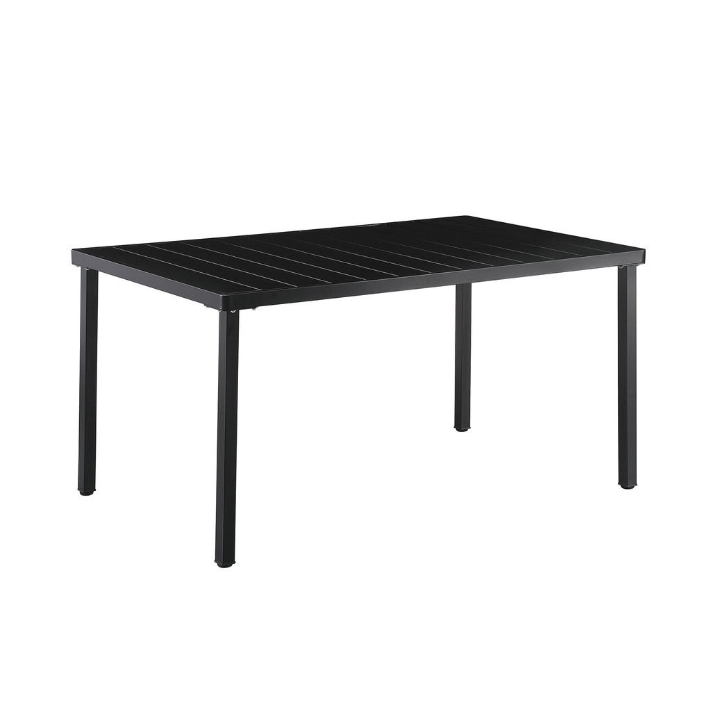 โต๊ะสนาม FONTE รุ่น 1004 ขนาด 150 x 90 x 74.5 ซม. สีดำ คุณภาพดี