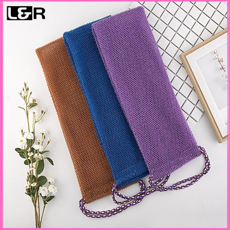 L&R 1Pc Net Sponge, 31.5 นิ้ว Exfoliating Body Net Polishing Wash Net Nice