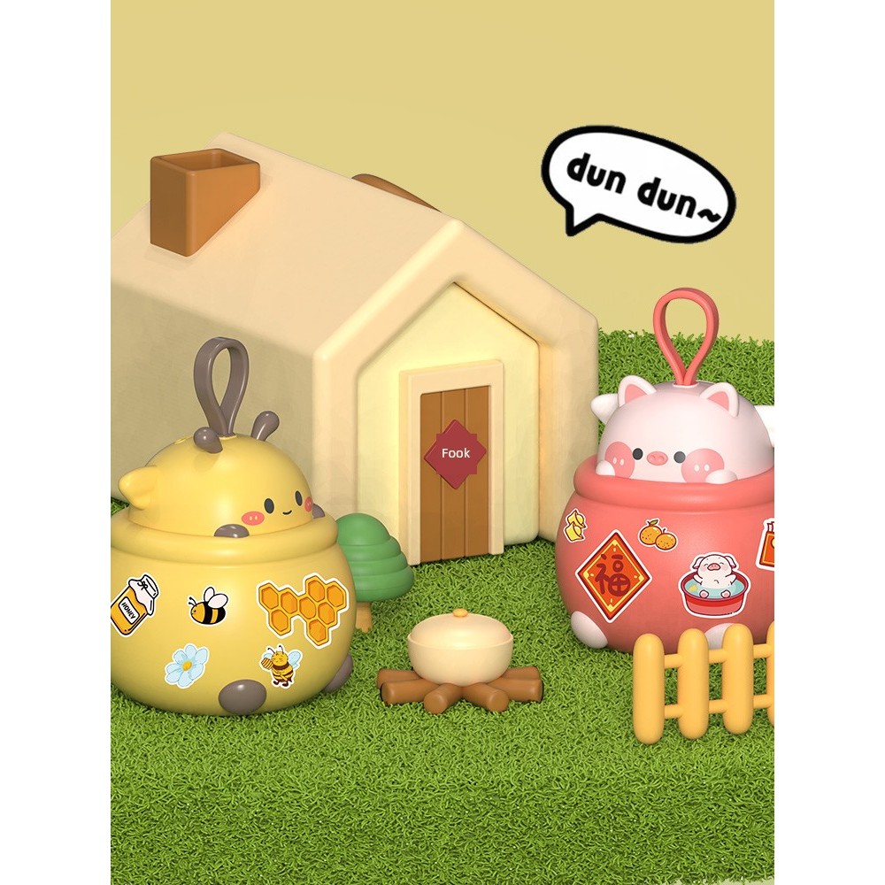 กระปุกออมสินหมู กระปุกออมสินใหญ่ [ของขวัญวันเด็ก] Geqi โรงเรียนอนุบาล Piggy Bank Boy Piggy Bank Girl