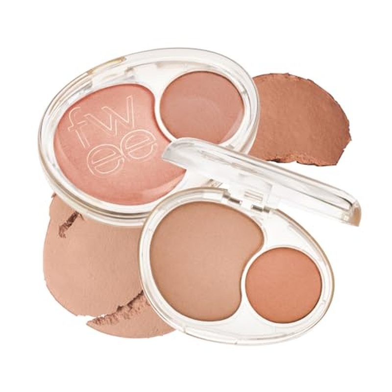 Fwee Mellow Dual Blush | RD01 Follow Me | สีคู่ เนื้อเยลลี่ 12 สี เสื้อผ้ายาว ติดทนนาน | 7.2ก