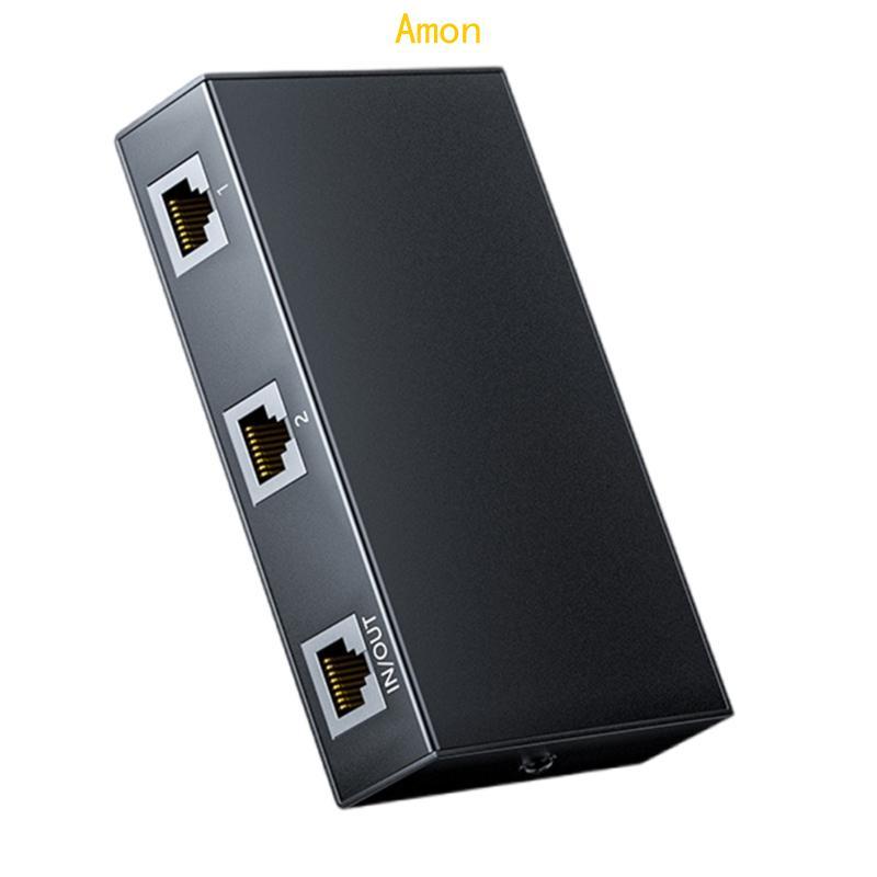 Amon Networking Switching 2 ถึง 1 RJ45 Splitter Internet Extender RJ45 Connector
