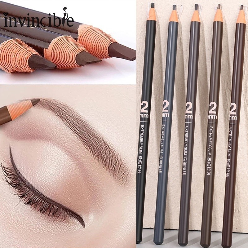 เส้นเล็ก 2 mm ดินสอเขียนคิ้ว สอเชือก เส้นละเอียดพิเศษ รูปที่ 7