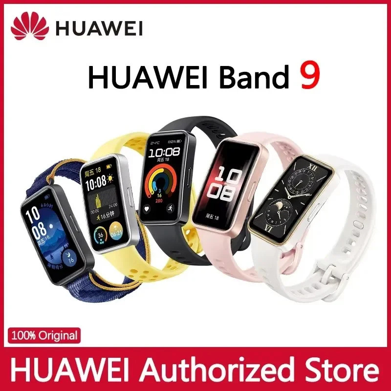 2025 ใหม่ Original Huawei Band 9 สมาร์ทแบนด์ของการออกกําลังกายอัจฉริยะ Two-Week Endurance Heart Rate