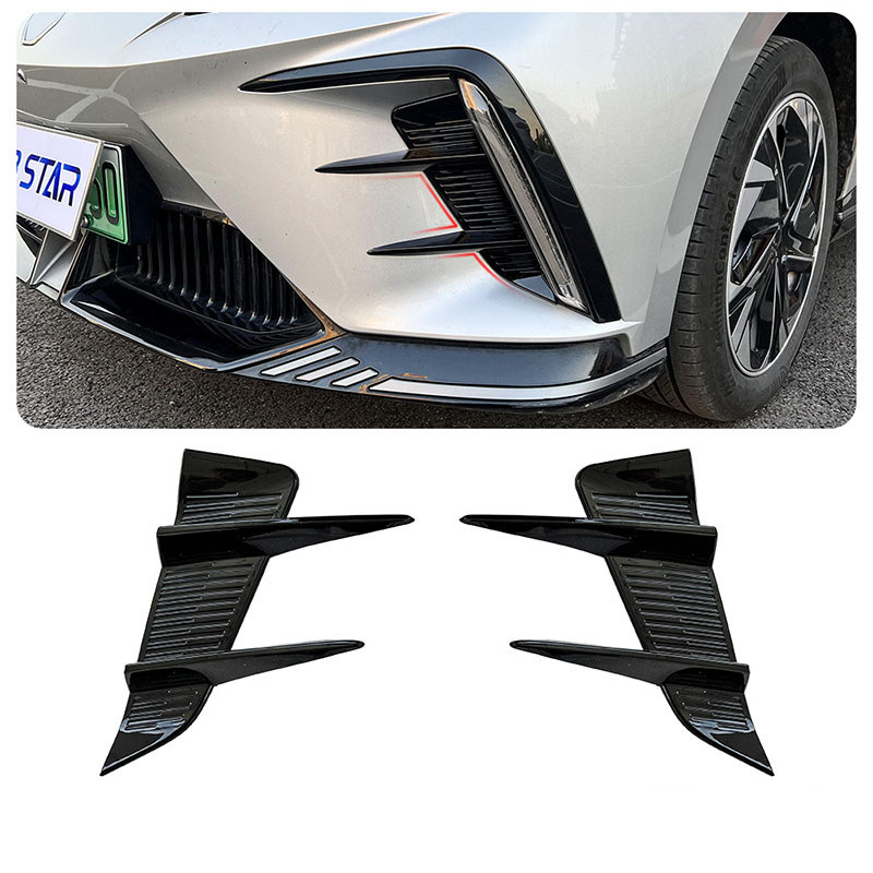 สําหรับ MG 4 MG4 EV Mulan ไฟฟ้า 2023 2024 2025 กันชนหน้าด้านข้าง Air Vent Trim ฝาครอบ Trim การปรับเปลี่ยนอุปกรณ์เสริม