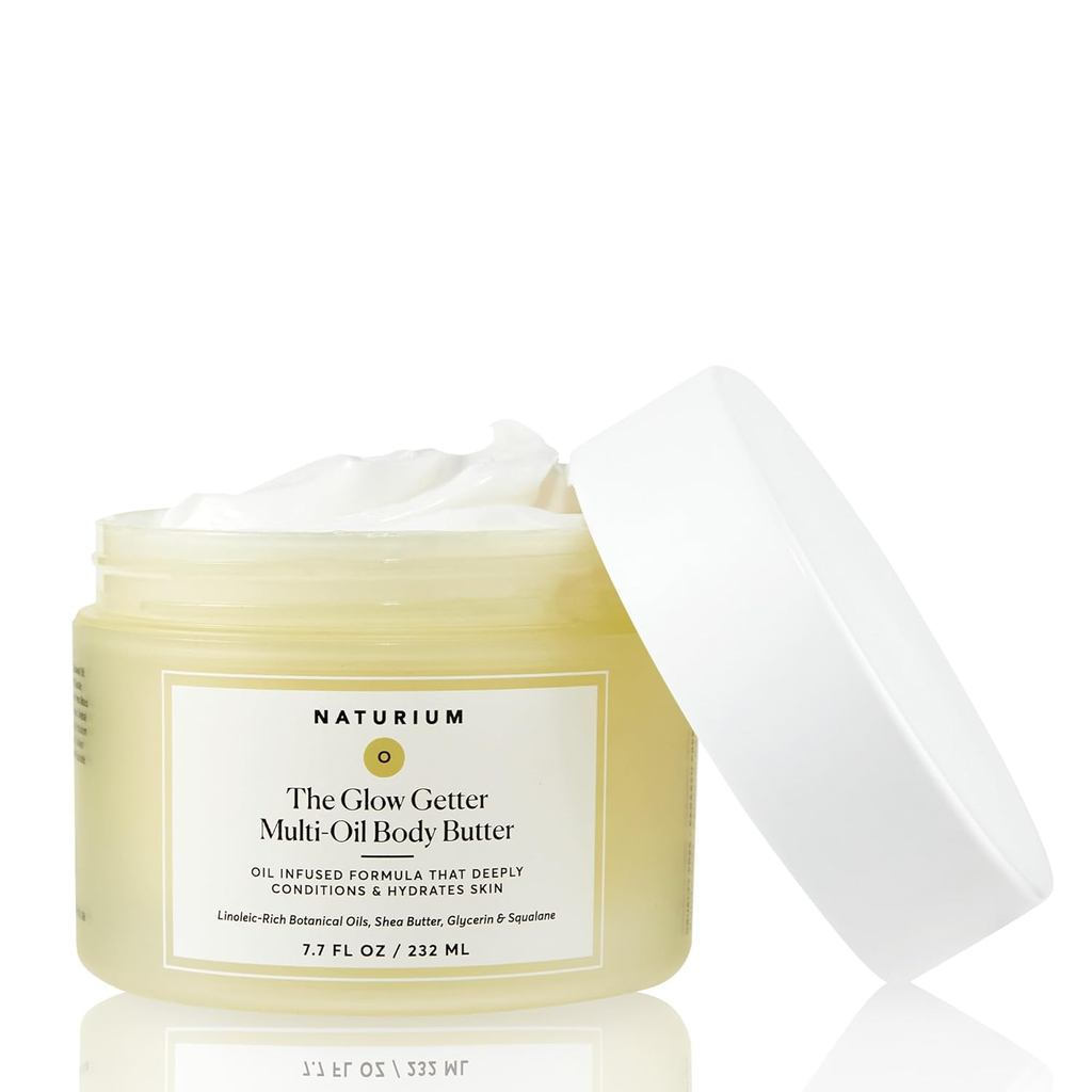 Naturium The Glow Getter Mix Multi-Oil Body Butter, Firming Cream และ Shea Butter Body Moisturizer, 