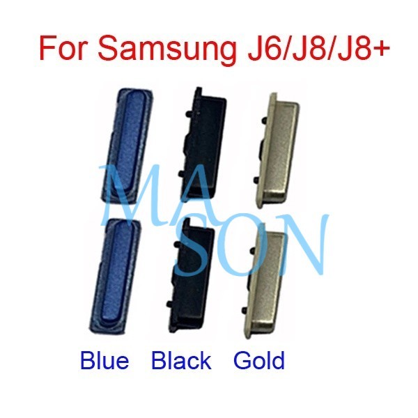 ปุ่มปรับระดับเสียงไฟสําหรับ Samsung Galaxy J6 J8 J8 Plus
