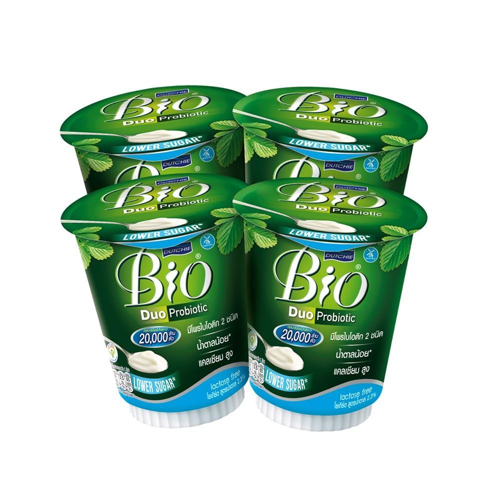 [สินค้าส่งด่วน] ดัชชี่ ไบโอ โยเกิร์ต รสธรรมชาติ 135 กรัม แพ็ค 4 DUTCHIE BIO ORIGINAL YOGURT 135 G PACK 4