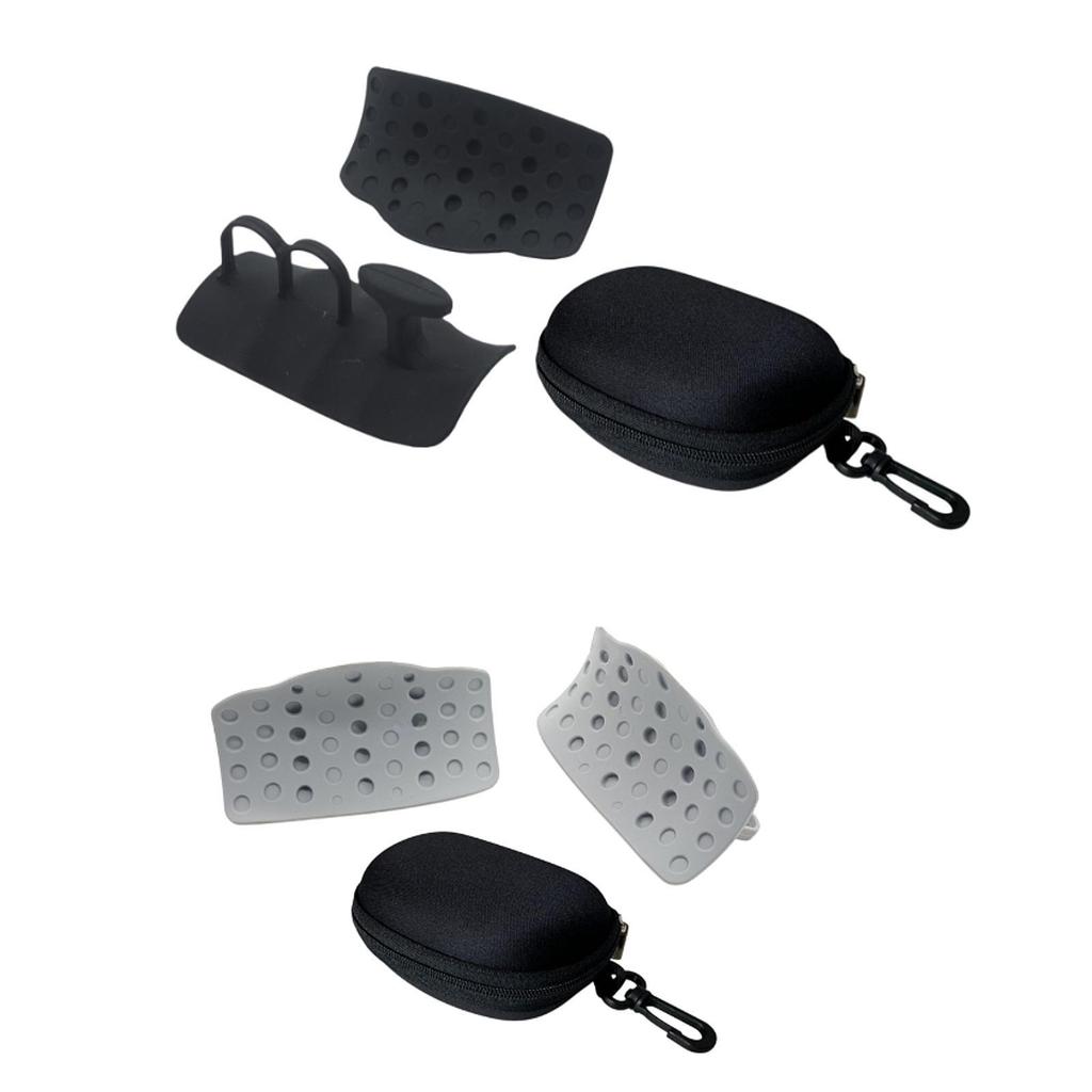 [svzfjuv] Deadlift Hand Grips ซิลิโคน Ergonomic Palm Pads Anti Slip ออกกําลังกาย Grips สําหรับฝึกความแข็งแรงและเพาะกาย