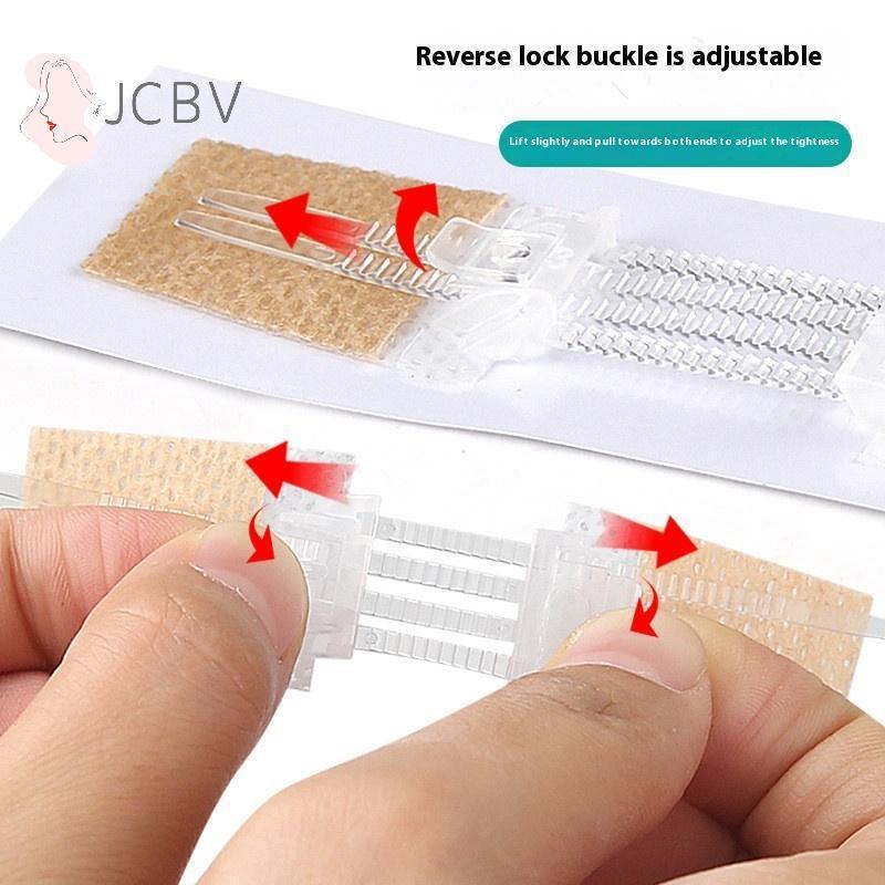 [JCBV] Zipper Tie Wound Closed Patch Hemostatic Patch Wound Fast ไม่มีเย็บซิปกลางแจ้ง Band-Aid แบบพก