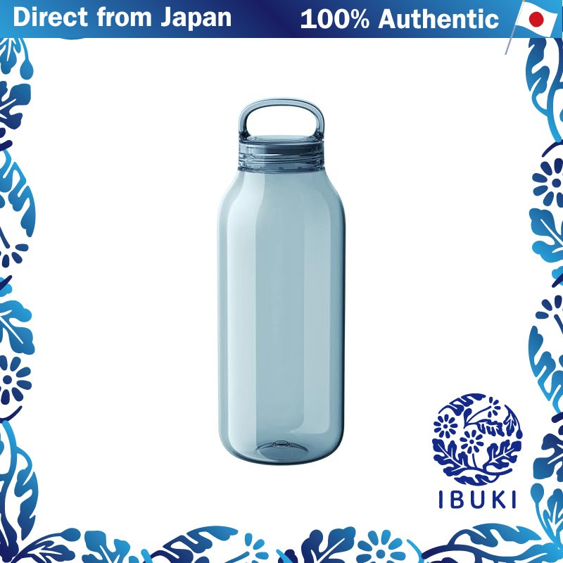 KINTO Water Bottle 500ml Blue Lightweight Dishwasher Safe My Bottle 20134