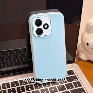 เคสมือถือ สำหรับ OPPO A6C A6S A6X A6T Pro A6 4G/5G เคส2ชั้น สีพื้นพาสเทล สีสันสดใส ป้องกันกระแทกดี เปิดเลนส์กล้อง 057