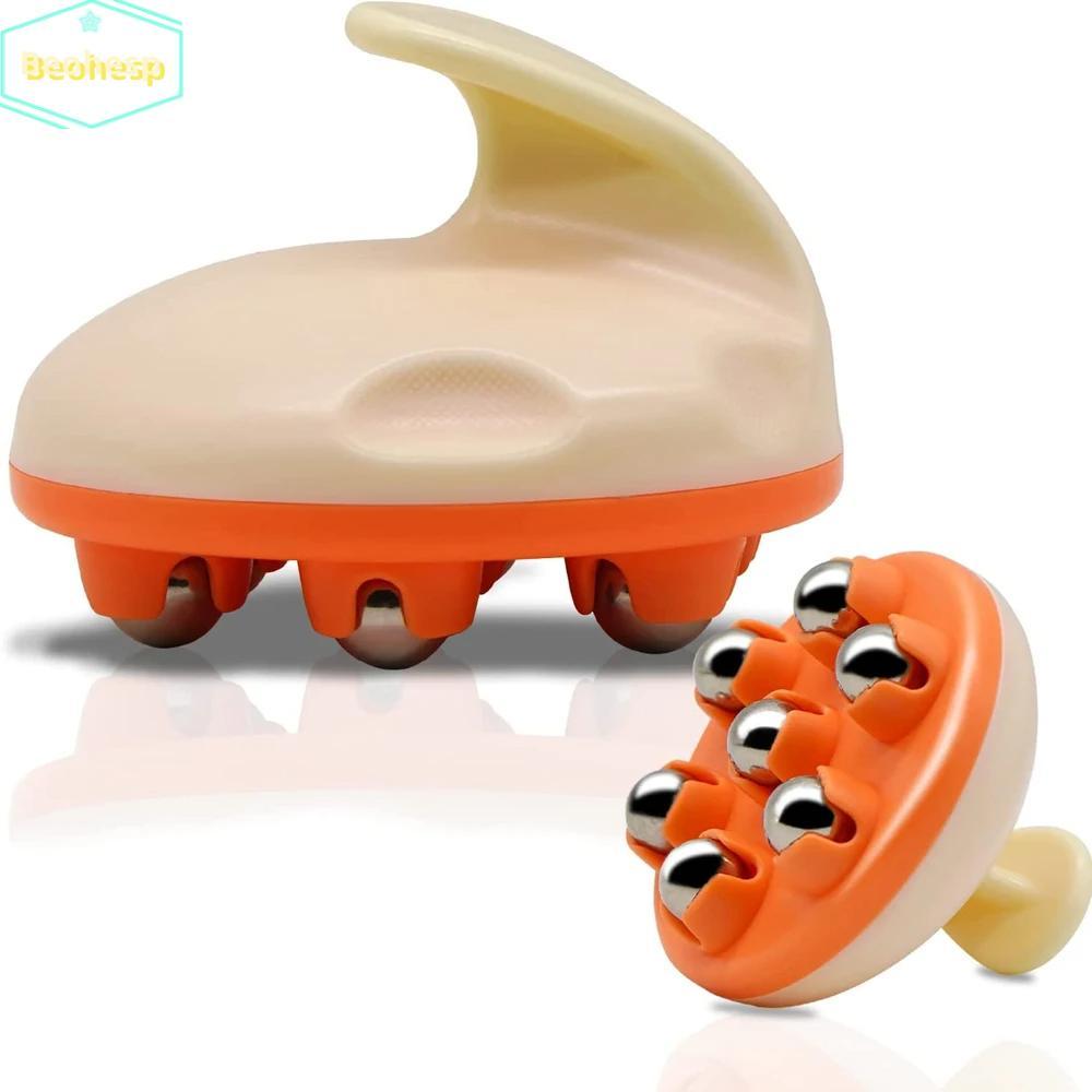 BEOHESP Roller Massager, Face Lifting 7 Bead Ball Hand Held Massage, Muscle Pain Relief Massage Magn
