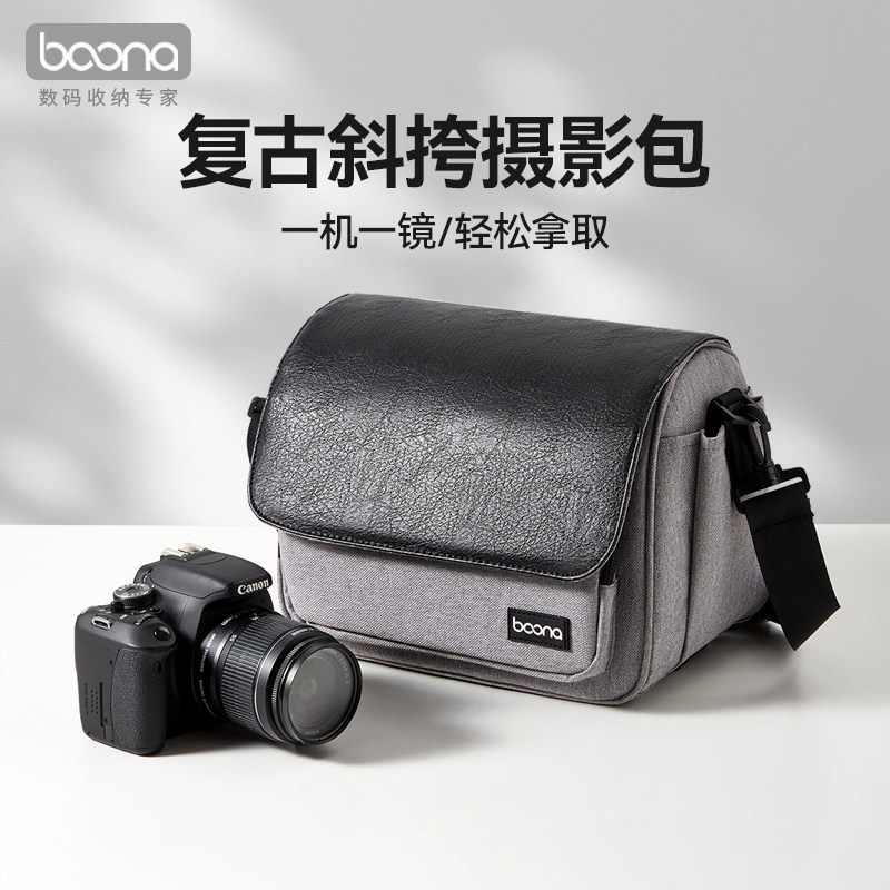 กระเป๋ากระเป๋ากล้อง SLR กระเป๋ากล้องไหล่ Crossbody กันน้ํา Digital Micro กระเป๋าป้องกันเดี่ยวเหมาะสํ