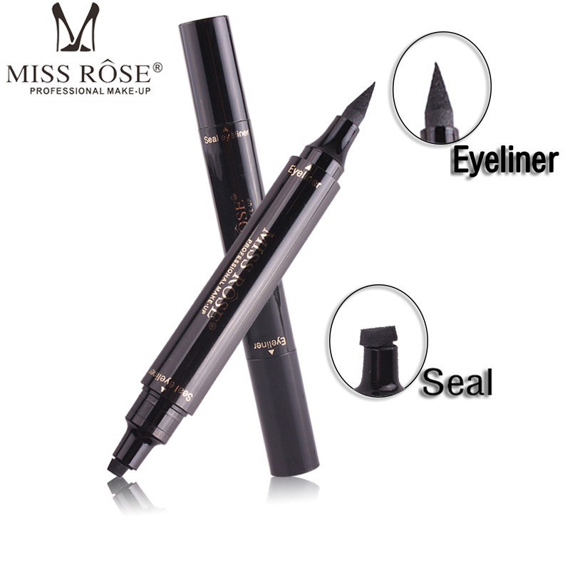 ~~ MISS ROSE Stamp Eyeliner One Eyeliner One Eyeliner Tail Stamp Long-Lasting Supply 3z