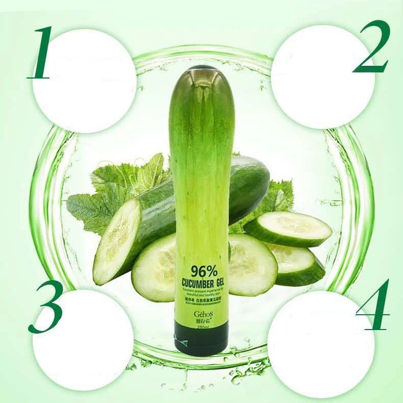 Jicunxi Cucumber Gel for Hydrating and Skin Softening, Suitable for Whole Body Use, Authentic Korean
