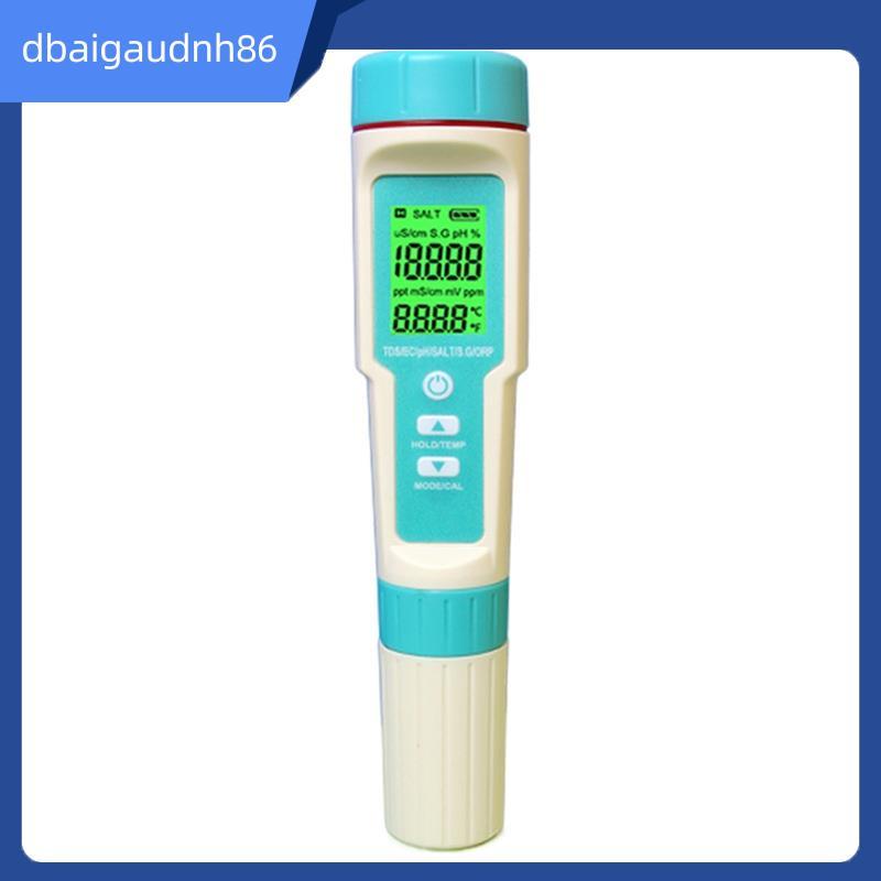 READY STOCK7 in1 เครื่องทดสอบคุณภาพน้ํา Lab PH Meter เครื่องวัดค่า PH เครื่องวัด PH เครื่องวัดเกลือค