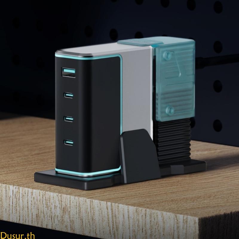Dusur US Plug GaNs Charger Dock Desktop Adapter Stand Kit สําหรับ 140W