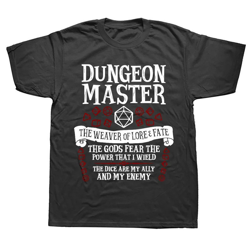 เสื้อยืดลายกราฟิกสุดฮา Great Novelty D20 Dice Roll 1 ผ้าฝ้าย แขนสั้น สไตล์สตรีทแวร์ เสื้อยืดสำหรับผู