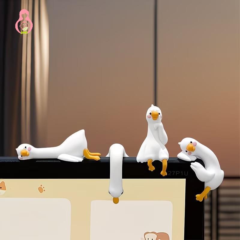 [DPGT] Dashboard การ์ตูนสัตว์ Figurines 5PCS Du รูปปั้นเรซิ่น Mini Home TV Monitor Office Desktop Di