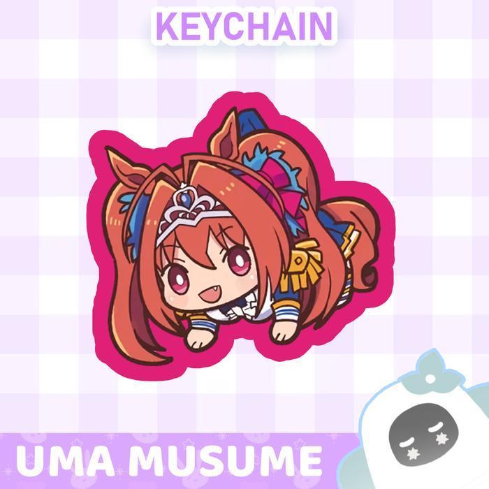 พวงกุญแจ Ganci / Gantungan Kunci Akrilk UMA MUSUME - Daiwa Scarlet