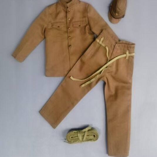 [High-End] Ready Stock MOETOYS P016 Yellow Clothes Set 1/6 Soldier Clothing Hat