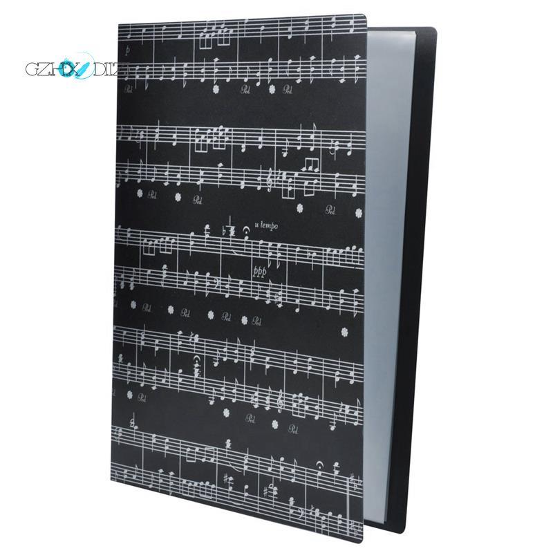 Gzhxdiizi1 PCS PP Music Sheet File Paper Storage Folder Documents Holder Blank Sheet Files Plastic A