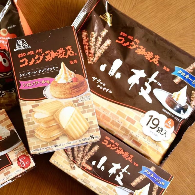 นําเข้า Morinaga Morinaga Twig Cocoa Cake Flavour Chocolate Biscuit Bar