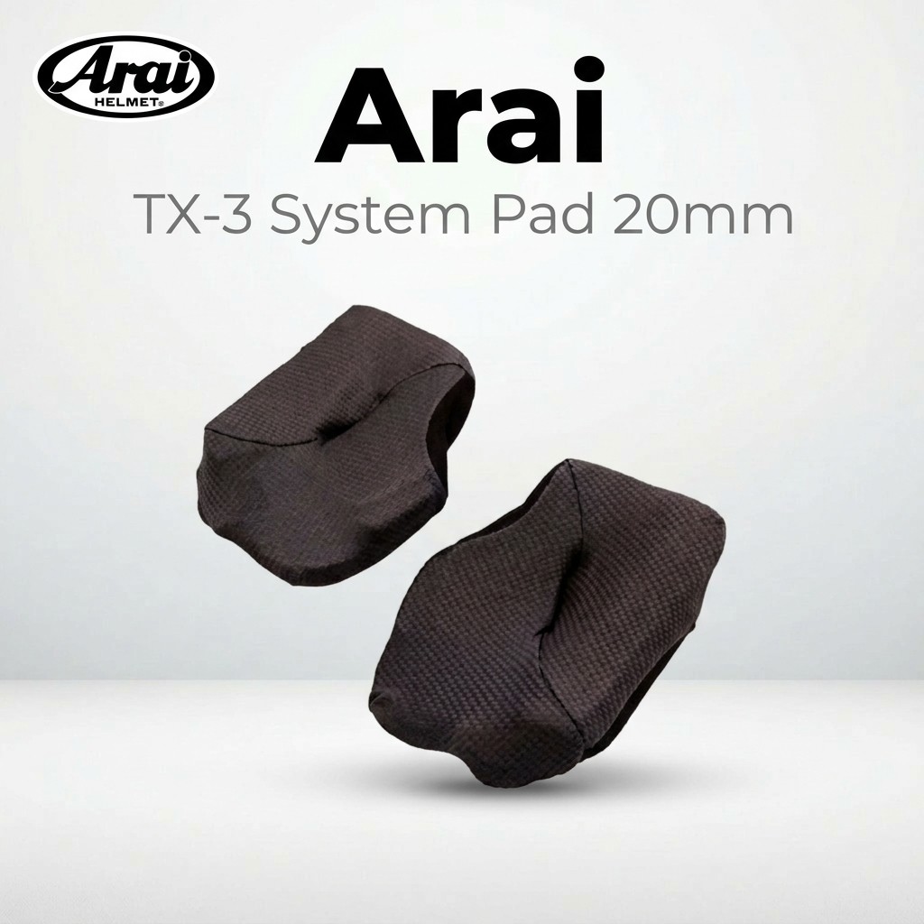 แผ่นซับในหมวกกันน็อก Arai TX-3 (หลายขนาด) | Arai TX-3 Helmet Interior Padding, Various Sizes