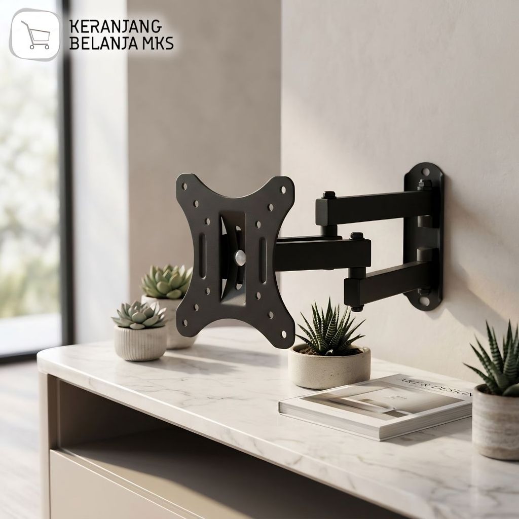 VESA 100 x 100 LCD Wall Mount TV สําหรับ 14-27 นิ้ว