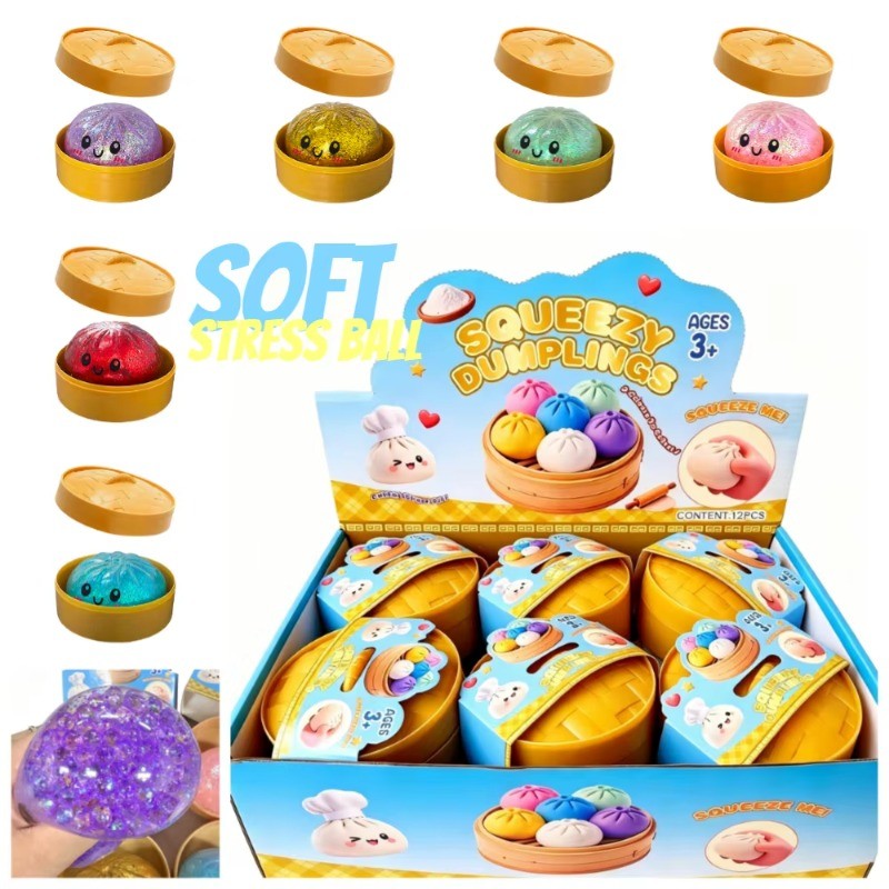 ความดันเกี๊ยวเกี๊ยว Squishies น่ารักที่มีสีสัน Bun ของเล่นช้า Rising ความเครียดบรรเทา Fidget ของเล่นสําหรับผู้ใหญ่ Anti-Anxiety ของขวัญ