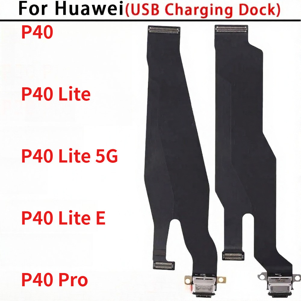 บอร์ดชาร์จสําหรับ Huawei P40 P40 Lite 5G P40 Lite E P40 Pro โมดูลเปลี่ยนอะไหล่ซ่อม