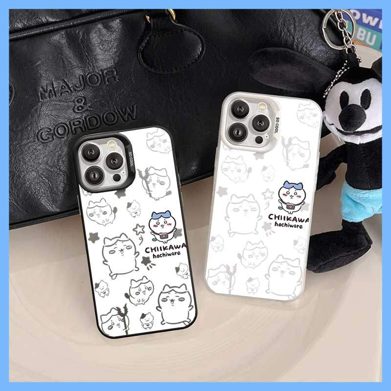 CHIIKAWA HACHIWARE เคส iPhone ตัวละครน่ารัก, Full ProtectioniP 11/12/13/14/15/16/17/Plus/Pro/Max/XR/