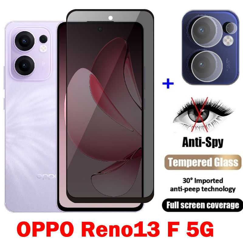 สําหรับ OPPO Reno13 F 5G 2025 ความเป็นส่วนตัวฟิล์มส่วนตัวกระจกนิรภัยสําหรับ OPPO Reno 13 Reno13F Ren
