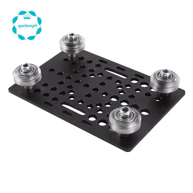 [Fast Q9]V-Slot ชุดจานตู้กับข้าวอลูมิเนียม 20-80 มม.พร้อมชุดล้อสําหรับเครื่องพิมพ์ 3D ชิ้นส่วนเครื่อ