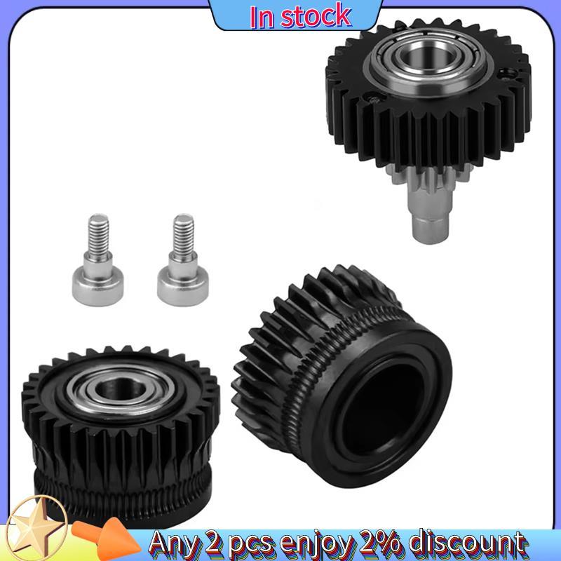 ในสต็อก-K1 เกียร์โลหะทั้งหมด Filament Drive Gear สําหรับ K1 Max Extruder สีดํา
