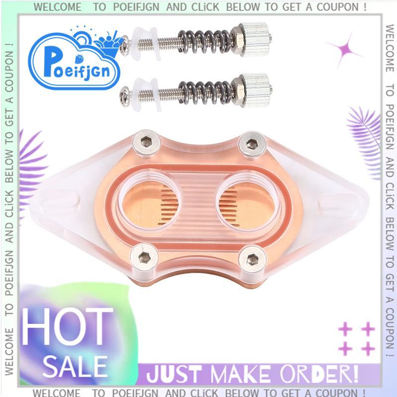 CPU Water Cooling Block Cooler อะคริลิคโปร่งใส South Bridge Northbridge Block สําหรับคอมพิวเตอร์ CPU