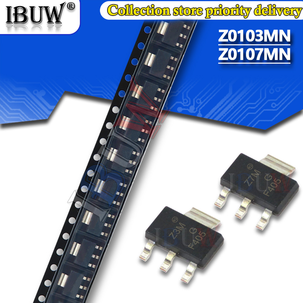 10PCS Z0103MN Z0107MN Z0103 Z0107 SOT223 SOT-223 0103MN 0107MN ในสต็อก