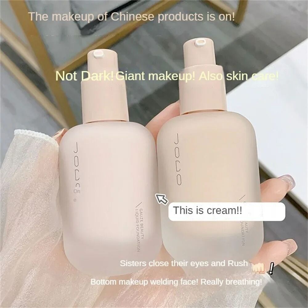 JOCO Liquid Foundation 40ml ผิวกระจ่างใสควบคุมความมัน Moisturizing คอนซีลเลอร์ไวท์เทนนิ่งคอนซีลเลอร์