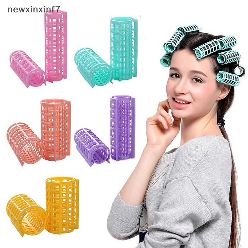 [ใหม่] 6-14 ชิ้น/เซ็ต Heatless Hair Curler Rollers Lazy Curlers Bangs Curling Fluffy จัดแต่งทรงผมอุปกรณ์เสริมผมสําหรับผู้หญิงสีสุ่ม [TH]