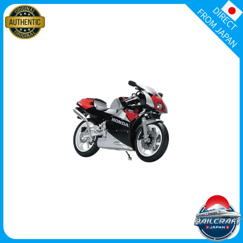 AOSHIMA 1/12 Completed Model Motorcycle Honda NSR250R '89 - Black x Seed Silver Metallic / Ross Whit