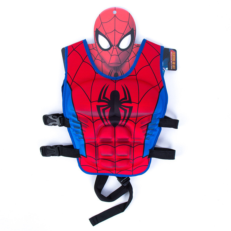 เสื้อชูชีพเด็กSpider-Man อายุ3-8ปี ออกแบบมิตรกับสิ่งแวดล้อม ใช้ว่ายน้ำอย่างปลอดภัย
