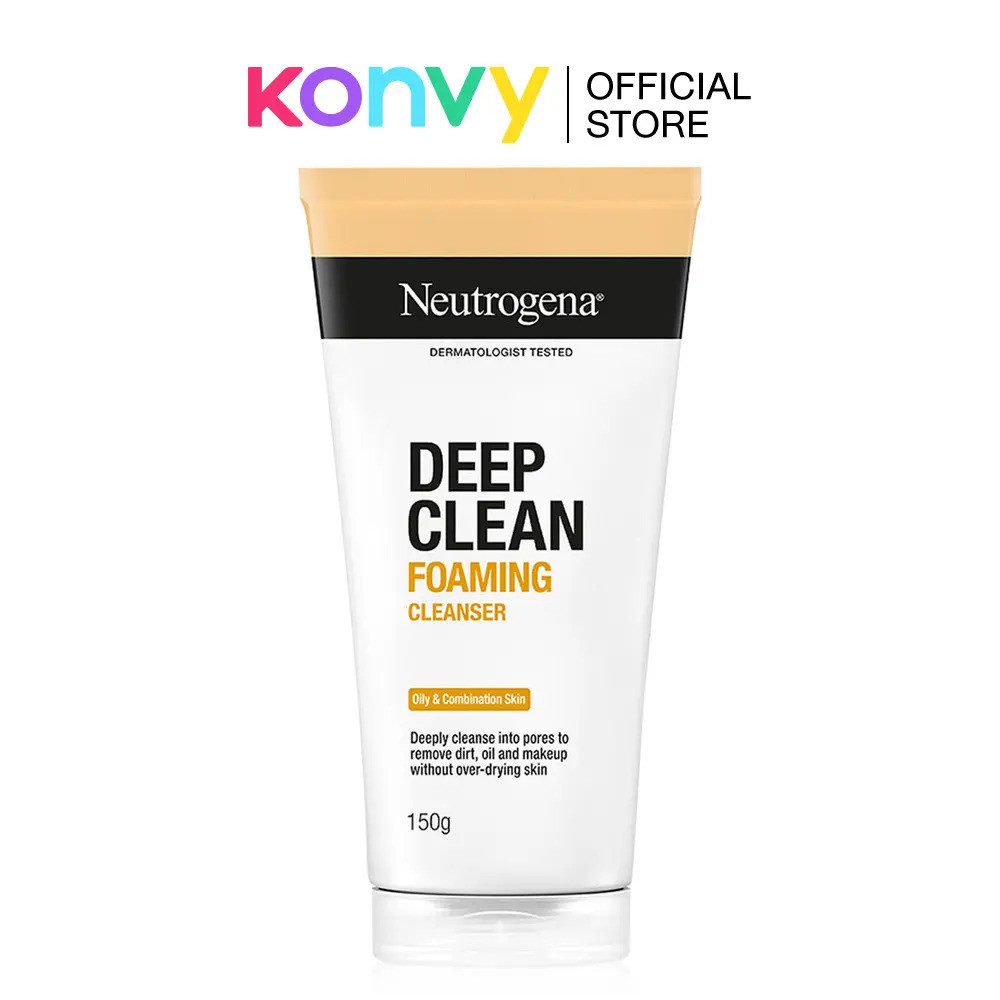Neutrogena Deep Clean Foaming Cleanser 150g โฟมล้างหน้าบํารุงผิวและเจลล้างหน้า