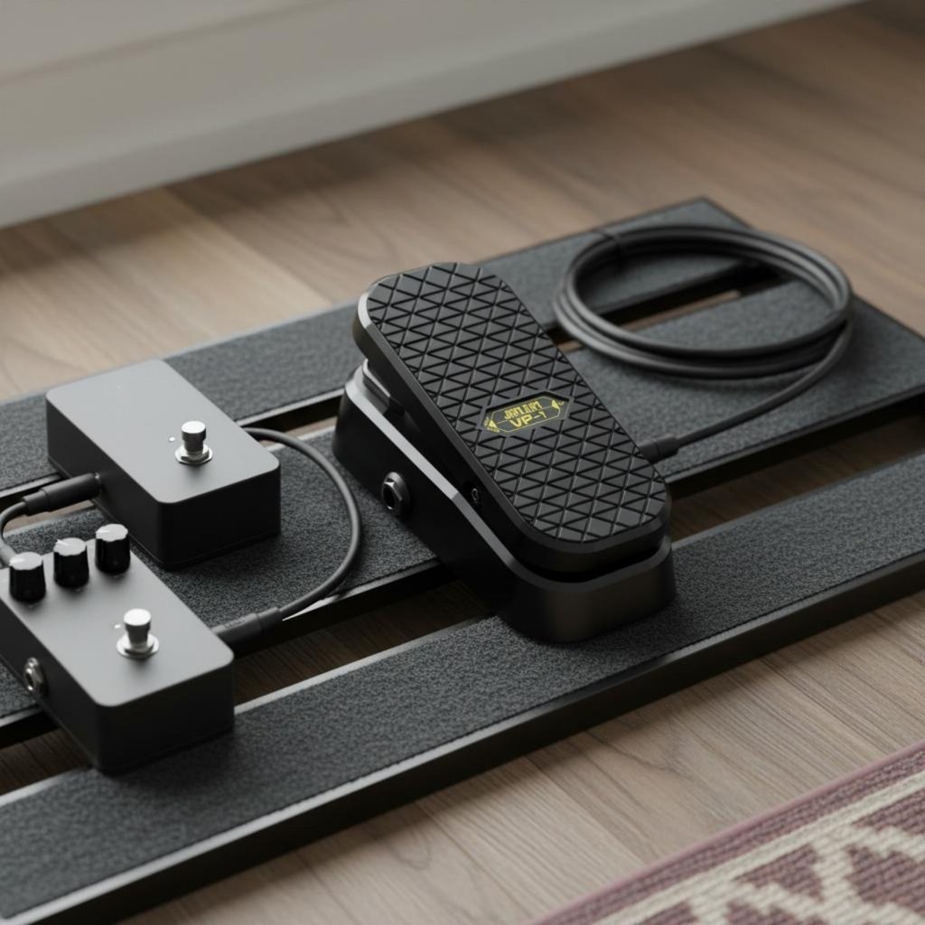 พาวเวอร์ซัพพลาย Needed Volume Modulation Pedal Silent Operation Guitar Volume Control Pedal Anti-Sli