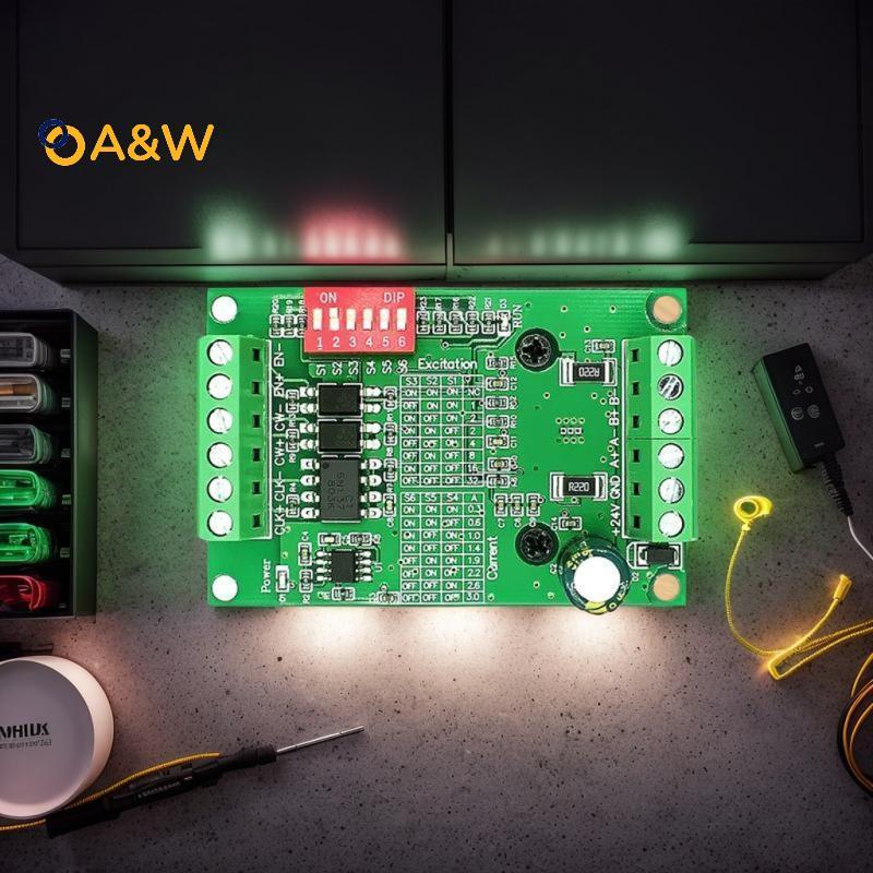 A&W TB6560 TB6600 3A Stepper Motor ไดรฟ์ CNC Stepper Motor Board บอร์ดควบคุมแกนเดี่ยว