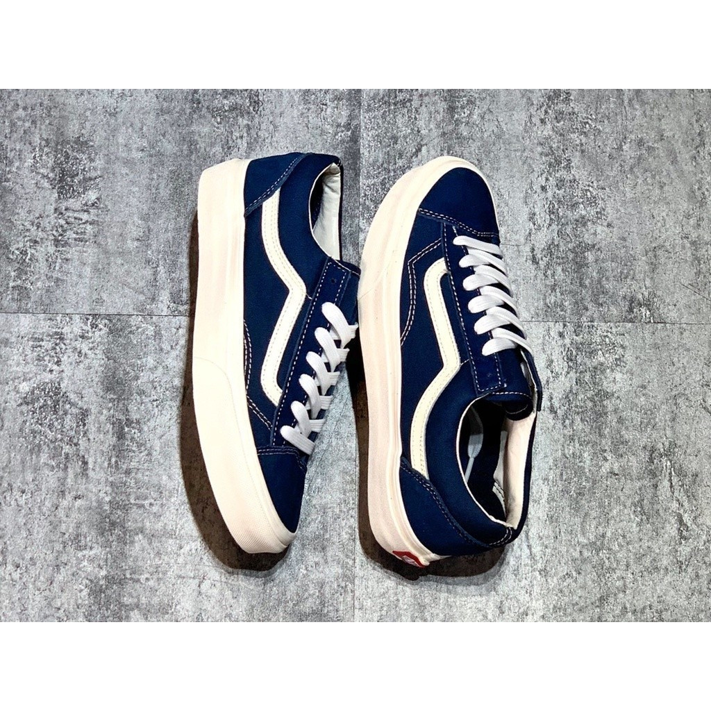 Onhand พร้อมรองเท้าผ้าใบ Old Skool OG สไตล์ 36 low cut สําหรับรองเท้าผู้ชายและผู้หญิง